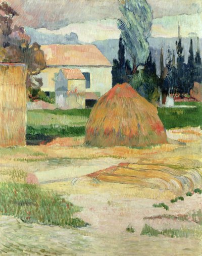 Landscape Near Arles by Paul Gauguin