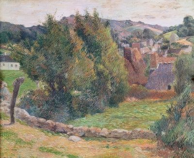 Landscape Near Pont-Aven by Paul Gauguin