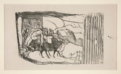 Wayside Shrine in Brittany by Paul Gauguin