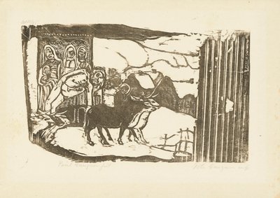 The Breton Calvary by Paul Gauguin