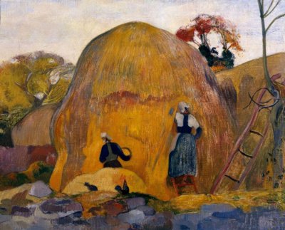 The Yellow Haystacks or The Blonde Harvest by Paul Gauguin