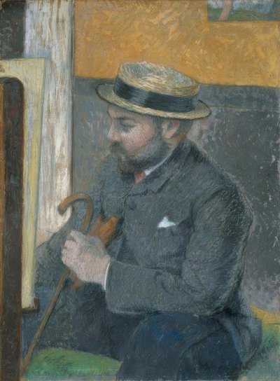 The Man with the Boater by Paul Gauguin