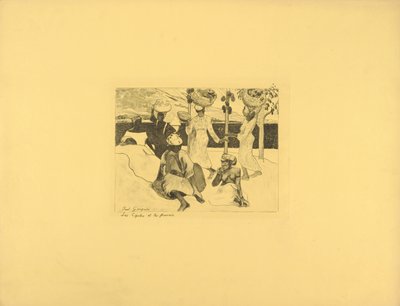 Locusts and Ants- Souvenir of Martinique by Paul Gauguin