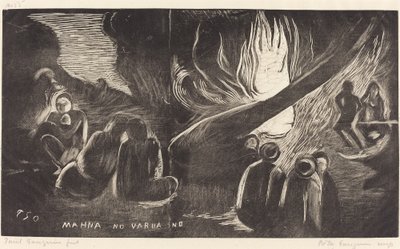 Mahna no Varua Ino (The Devil Speaks) by Paul Gauguin