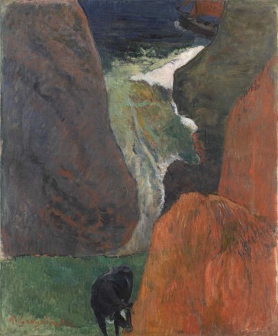 Marine with Cow, 1888 by Paul Gauguin