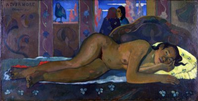 Nevermore by Paul Gauguin