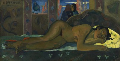 Nevermore, 1897 by Paul Gauguin