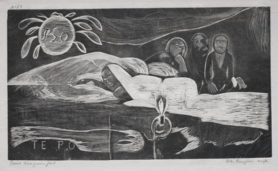 Noa Noa: Te Po (Eternal Night) by Paul Gauguin