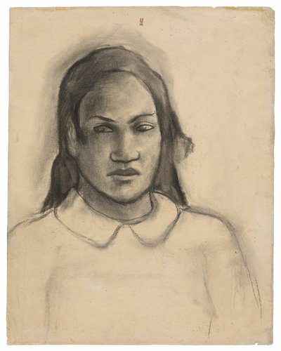 Portrait of Tehamana by Paul Gauguin