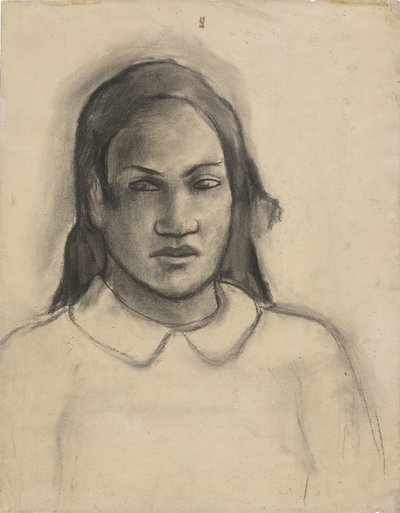 Portrait of Tehamana, 1891-93 by Paul Gauguin