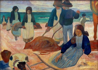 Seaweed Gatherers II (Breton Seaweed Gatherers II) by Paul Gauguin