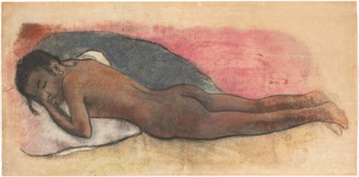Reclining Nude [recto] by Paul Gauguin