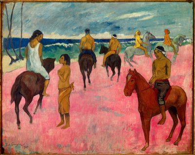 Riders on the Beach by Paul Gauguin