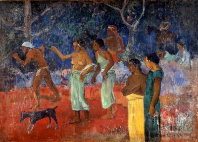 Scene from Tahitian Life, 1896 by Paul Gauguin