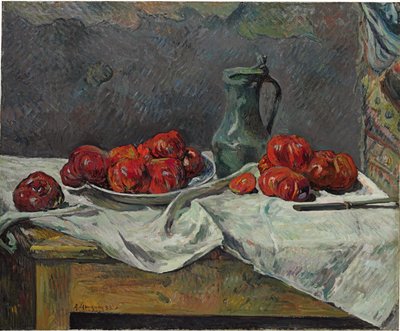 Still Life with Tomatoes by Paul Gauguin
