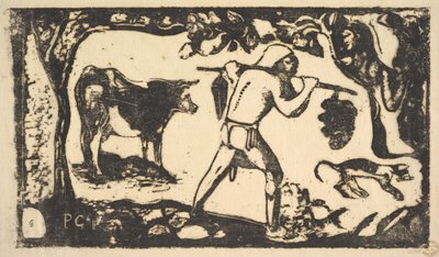 Tahitian Carrying Bananas by Paul Gauguin
