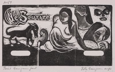 Tahitian Series: The Smile by Paul Gauguin