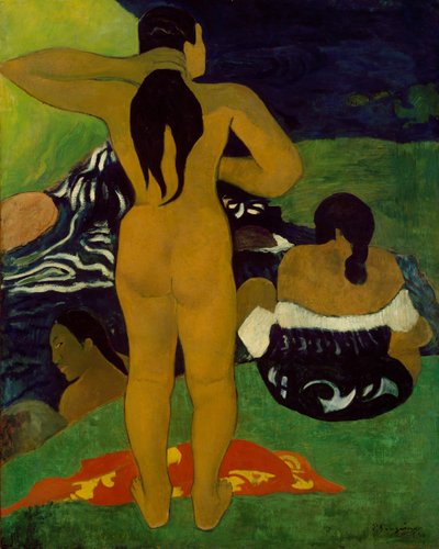 Tahitian Women Bathing, 1892 by Paul Gauguin