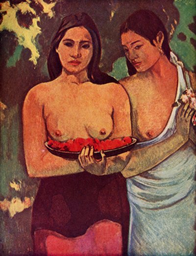 Tahitian Women with Mango by Paul Gauguin