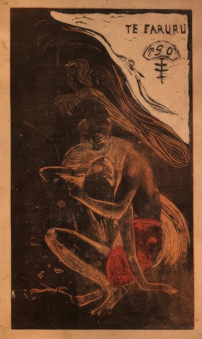 Te Faruru by Paul Gauguin