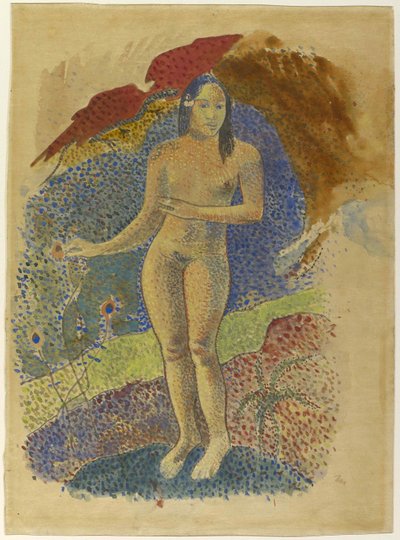 Te nave nave fenua Delightful Land, 1892 by Paul Gauguin