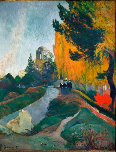 The Alyscamps (detail) by Paul Gauguin