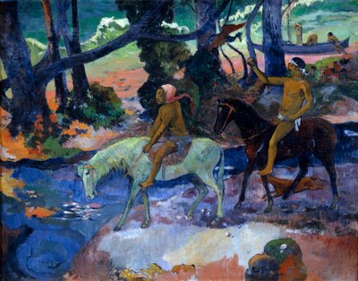 The Ford The Flight by Paul Gauguin