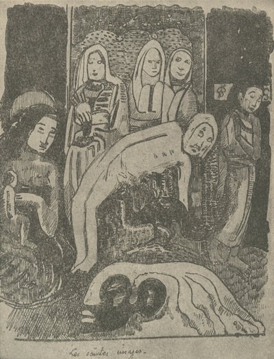 The Holy Images by Paul Gauguin