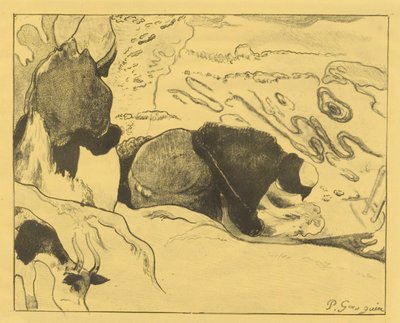 The Laundresses by Paul Gauguin