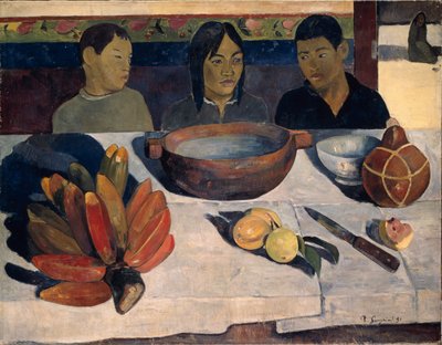 The Meal Bananas, 1891 by Paul Gauguin