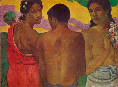 The Three Tahitians, 1899 by Paul Gauguin
