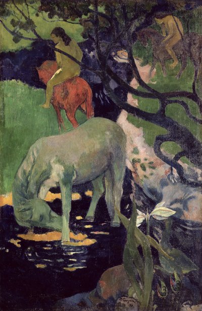 The White Horse, 1898 by Paul Gauguin