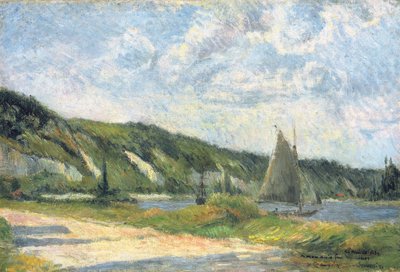 The Cliffs of La Bouille by Paul Gauguin