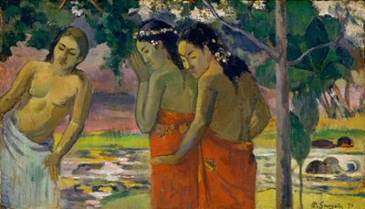 Three Tahitian Women by Paul Gauguin