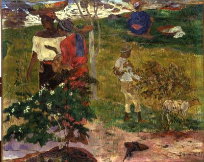 Topical Conversation by Paul Gauguin