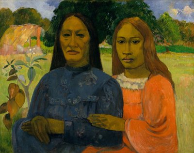 Two Women by Paul Gauguin