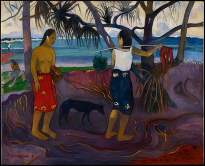 Under the Pandanus by Paul Gauguin