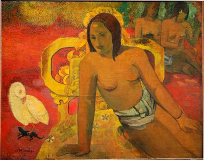 Vairumati - Woman of the Marquises Islands by Paul Gauguin