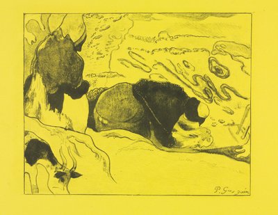 Volpini Suite: Laundresses Les Laveuses, 1889 by Paul Gauguin