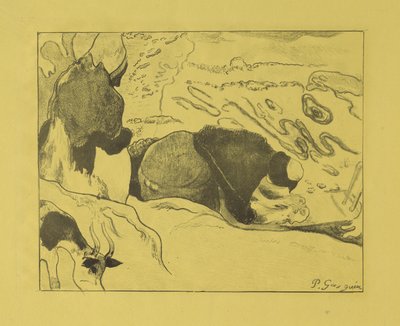 Washerwomen by Paul Gauguin