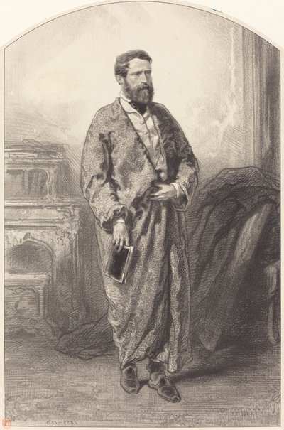 Alexander Gabriel Descamps by Paul Gavarni