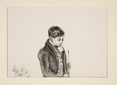 Alfred Feydeau by Paul Gavarni