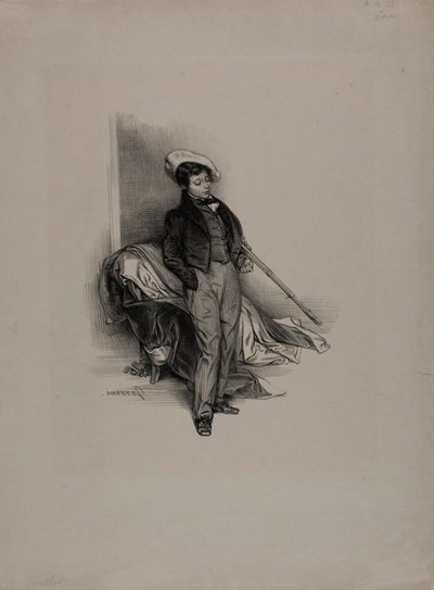 Alfred Feydeau, from Studies of Children by Paul Gavarni