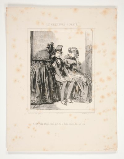 Masked Ball by Paul Gavarni