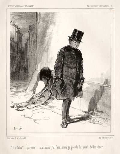 Baliverneries Parisiennes by Paul Gavarni