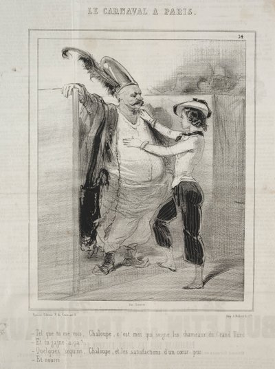 Carnival, 1841-1843 by Paul Gavarni