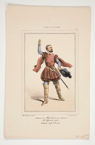 Costume of Marcel, Played by Levasseur by Paul Gavarni