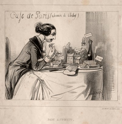 Croquis Fantastique: Bon Appetit by Paul Gavarni