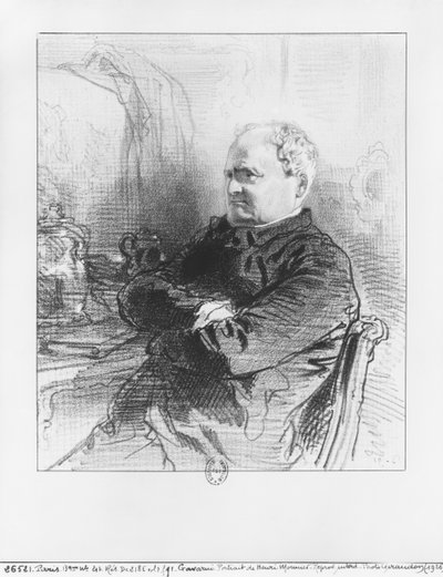 Henri Bonaventure Monnier by Paul Gavarni