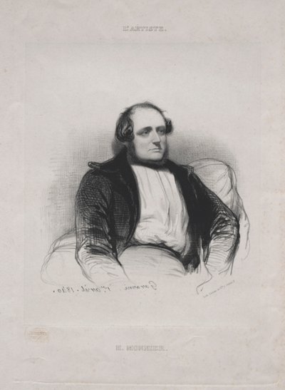 Henri Bonaventure Monnier by Paul Gavarni